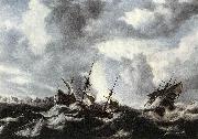 Storm on the Sea Bonaventura Peeters